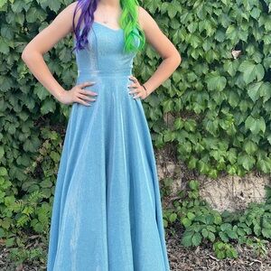 Macy's Blue Prom Dress